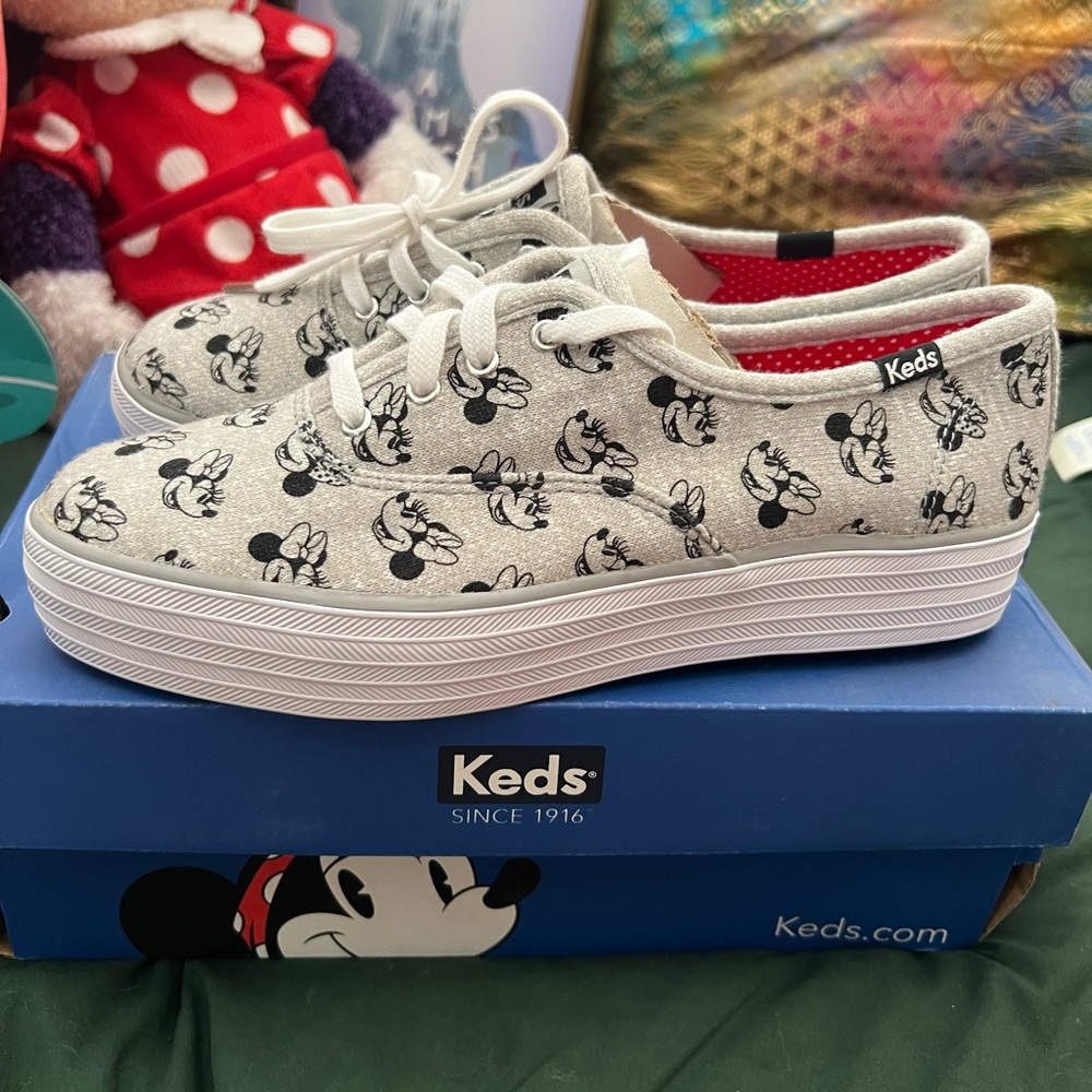 Keds Kids' Gray Minnie Mouse Sneakers